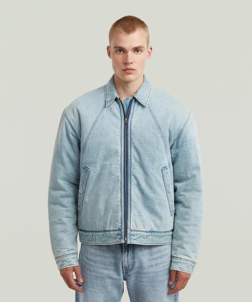 G-STAR RAW ブルゾン アウター A-line Padded Coach Jacket/フロント