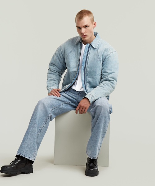 G-STAR RAW ブルゾン アウター A-line Padded Coach Jacket/フロント