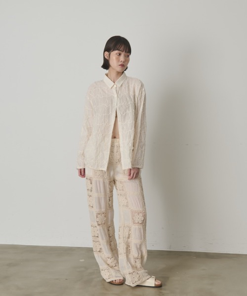 littlesuzie かぎ編み　パッチワーク　パンツ littlesuzie かぎ編み パッチワーク パンツ