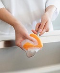 キッチン 亀の子スポンジ Do 木の葉薄型2個入の詳細画像4