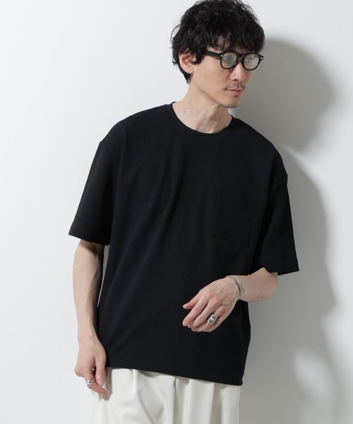 tシャツ ドライソフトワッフルTシャツ 半袖 メンズの画像