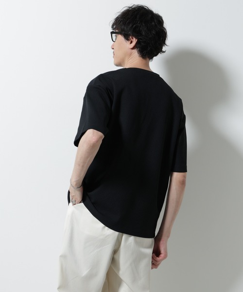 tシャツ ドライソフトワッフルTシャツ 半袖 メンズの画像
