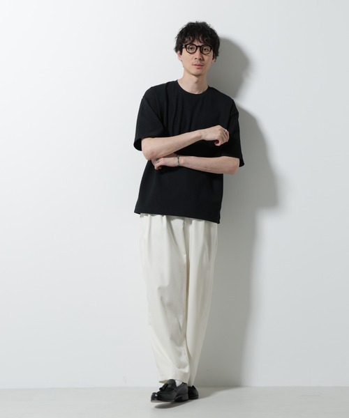 tシャツ ドライソフトワッフルTシャツ 半袖 メンズの画像
