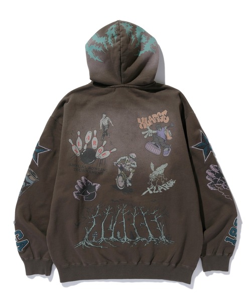 XLARGEパーカー XLARGE パーカー SLANTED OG ZIP HOODED SWEATSHIRT メンズ