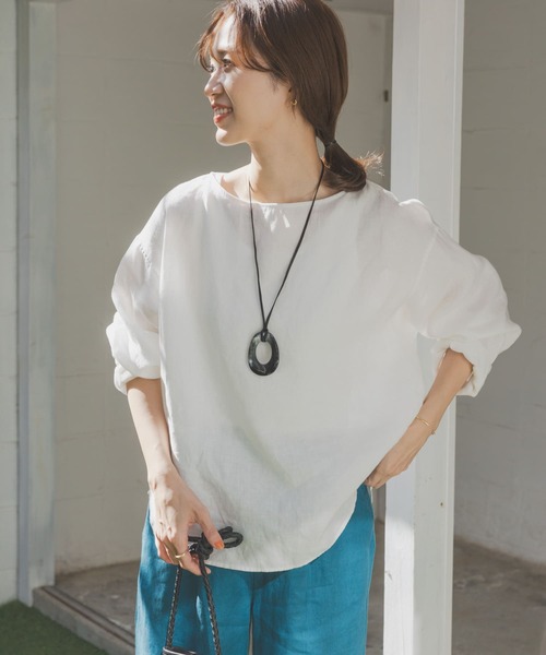 「URBAN RESEARCH DOORS」 長(zhǎng)袖カットソー MEDIUM ブラック レディース