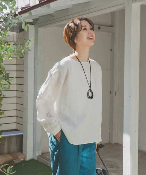 「URBAN RESEARCH DOORS」 長(zhǎng)袖カットソー MEDIUM ブラック レディース