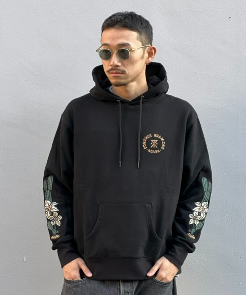 ROARK REVIVAL トップス(メンズ) F.ROAMING P/O HOOD SWEAT  L  BLACK ROARK REVIVAL（ロアークリバイバル） パーカー 「ROARK」”F.ROAMING