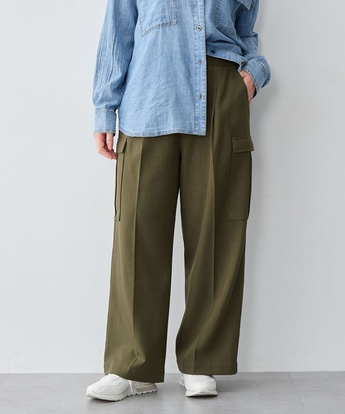 H BEAUTY&YOUTH UNITED ARROWS カーゴパンツ M ブラック レディース