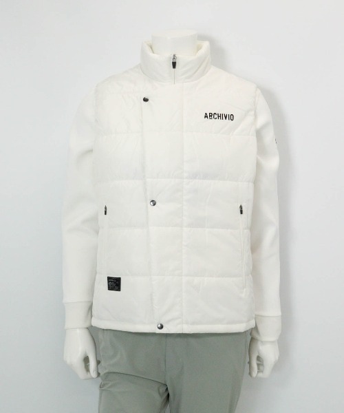 archivio（アルチビオ） ベスト ジレ 「MENS」ジップアップ撥水中綿