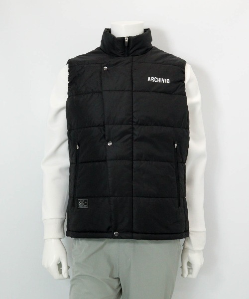 archivio（アルチビオ） ベスト ジレ 「MENS」ジップアップ撥水中綿