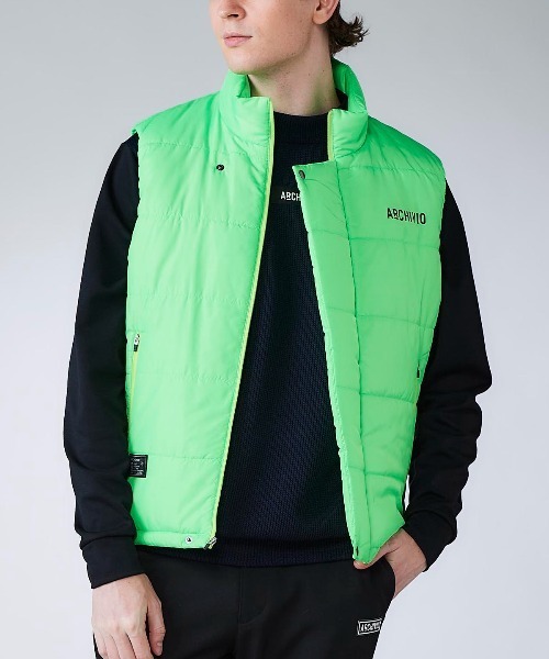 アルチビオの撥水加工ベスト archivio（アルチビオ） ベスト ジレ 「MENS」ジップアップ撥水中綿