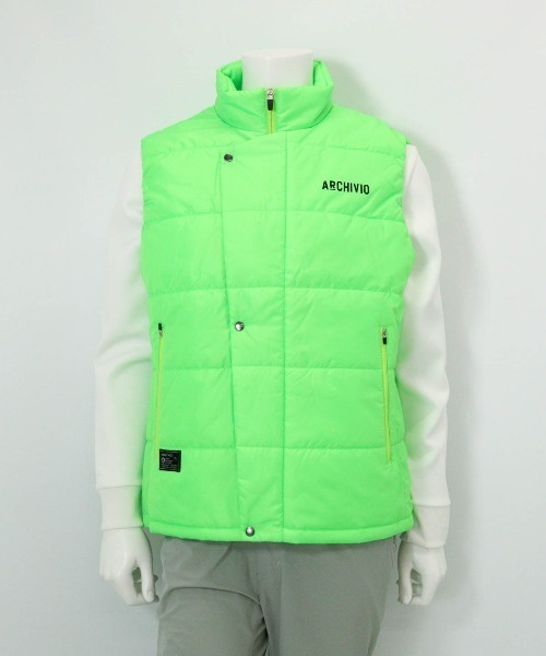 archivio（アルチビオ） ベスト ジレ 「MENS」ジップアップ撥水中綿