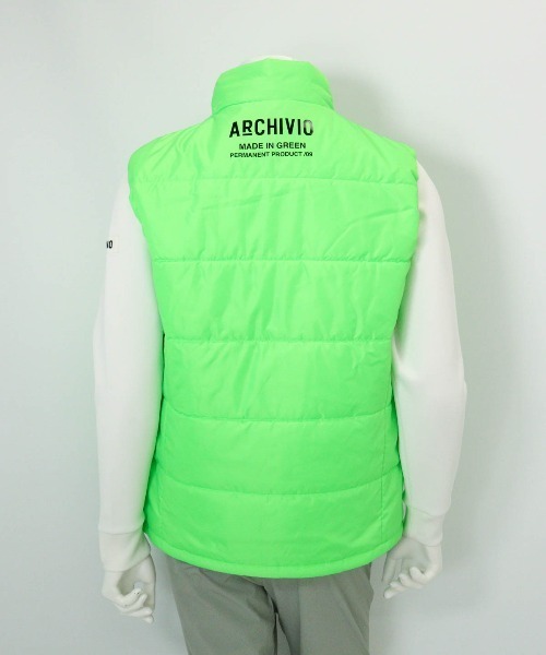 archivio（アルチビオ） ベスト ジレ 「MENS」ジップアップ撥水中綿
