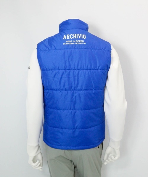archivio（アルチビオ） ベスト ジレ 「MENS」ジップアップ撥水中綿