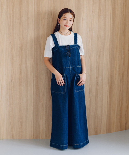 URBAN RESEARCH Sonny Label デニムサロペット セール】デニムオーバーオール（サロペット/オーバーオール