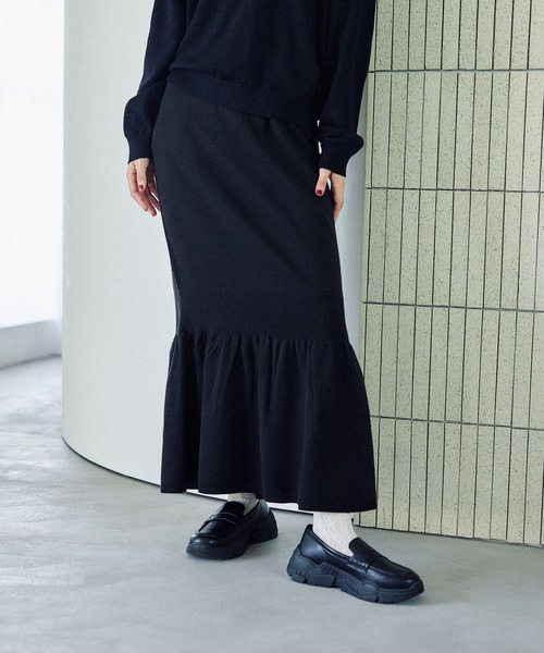 LEPSIM（レプシィム） スカート 12ゲージ裾ボリュームスカート 497461