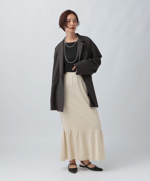 LEPSIM（レプシィム） スカート 12ゲージ裾ボリュームスカート 497461