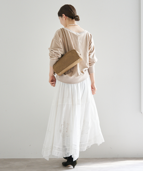 極美品 IENA イエナ 24SS コットンレースティアードスカート IENA(イエナ) コットンレースティアードスカート レディース
