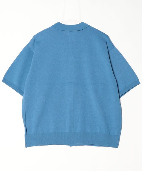 「coen」 半袖ポロシャツ M ライトブルー メンズ_画像2