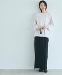 tシャツ Tースウェットビッグシルエットロング...の詳細画像5