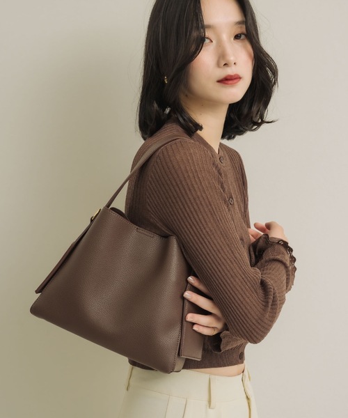 NEUNA（ヌナ） ハンドバッグ 「ポーチ付き！」スクエアマルチバッグ