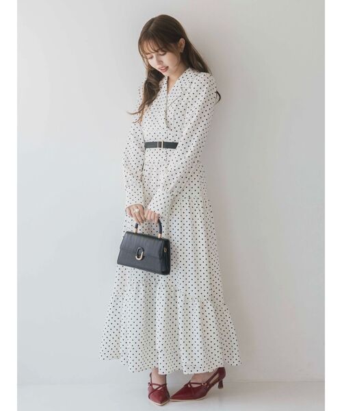 dazzlin（ダズリン） ワンピース テーラーカラーコルセットワンピース