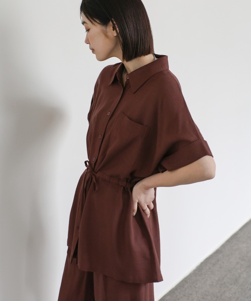 「select MOCA Et」 7分袖ブラウス FREE ベージュ レディース_画像4