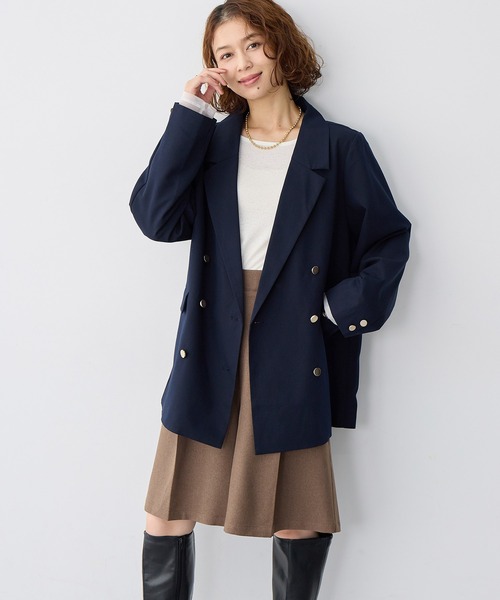 アルマーニ レディース ジャケット ブレザー ＸＸＬ ネイビー　テーラード　釦 テーラードジャケット|レリアン | レリアン公式オンラインストア