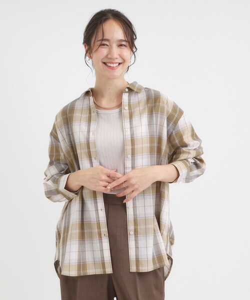 SHOO・LA・RUE（シューラルー） ブラウス シャツ 「洗濯機可/S-LL