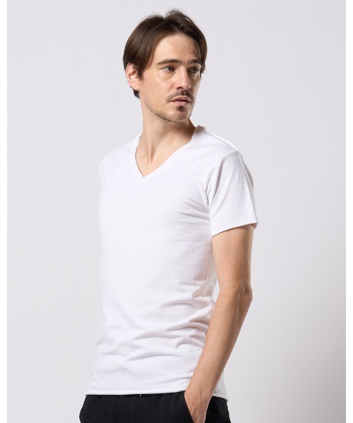 wjk tシャツ cut-off V-neck S/S メンズ : ZOZOTOWN Yahoo!店 - 通販
