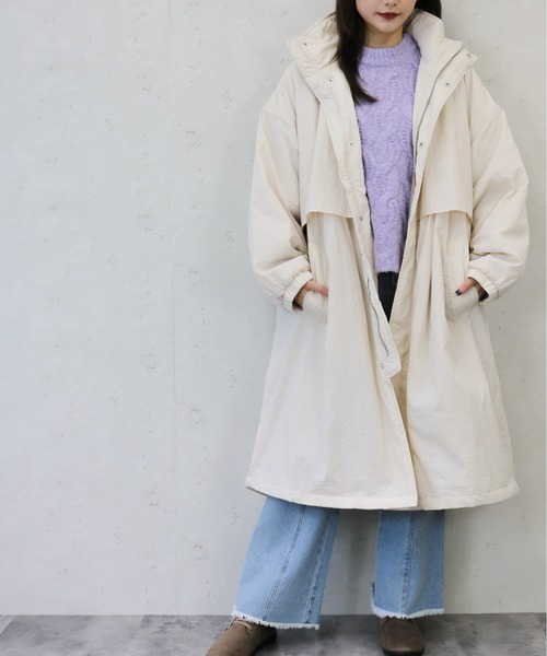 「Per sist ence」 コート FREE オフホワイト レディース_画像4