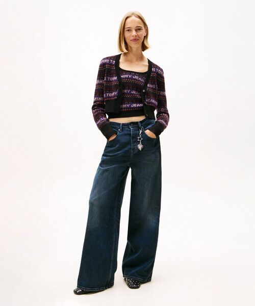 【新品未使用】 JEANS トミージーンズ　ニット　カーディガン TOMMY JEANS（トミー・ジーンズ） ニット セーター シュラッグ