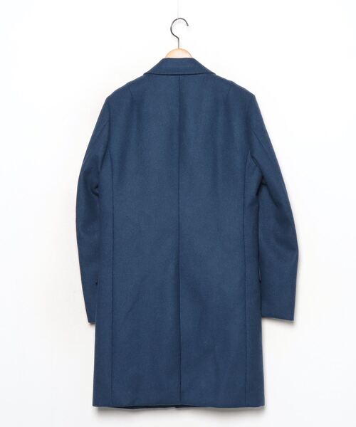 【定価74800円】ATTACHMENTアタッチメント　チェスターコート1新品 ATTACHMENT（アタッチメント） チェスターコート 1 サックスブルー