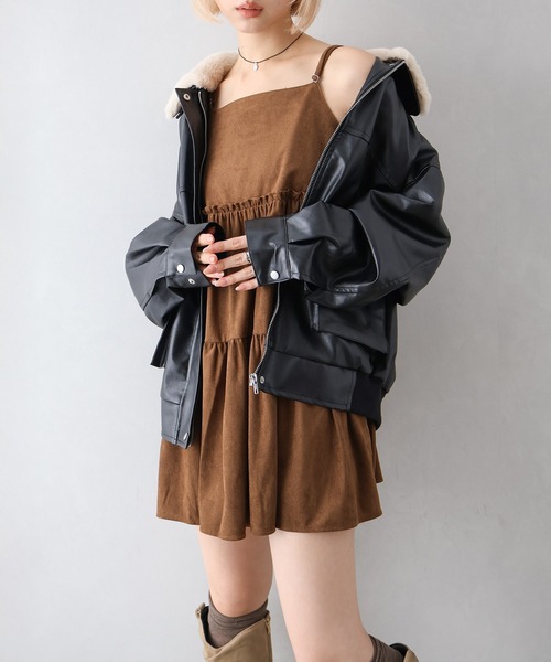 SpRay（スプレイ） ワンピース ティアードミニキャミワンピース