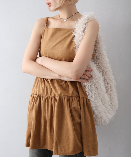 SpRay（スプレイ） ワンピース ティアードミニキャミワンピース