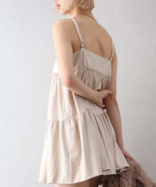 SpRay（スプレイ） ワンピース ティアードミニキャミワンピース