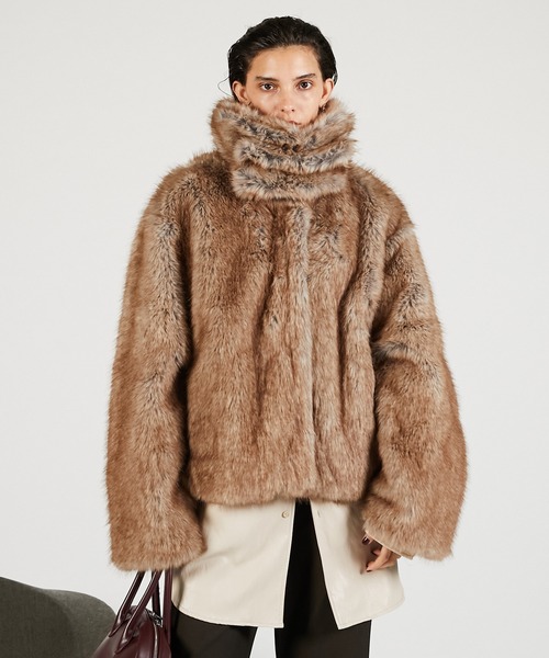 ジャケット・アウター 18AW TTT_MSW Fake Fur Long Short Coat COAT