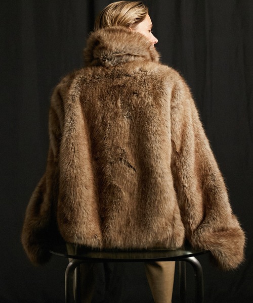 ジャケット・アウター 18AW TTT_MSW Fake Fur Long Short Coat PRANK PROJECT（プランクプロジェクト） コート アウター フェイク