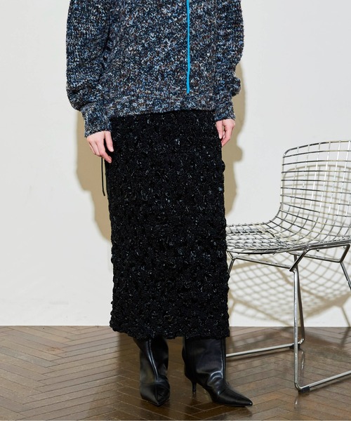 MAISON SPECIAL（メゾンスペシャル） スカート Metallic Shirring