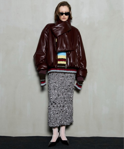 22AW メゾンスペシャル ハンドバスケットフリンジスカート M 変形スカート♡ さとみ様専用】メゾンスペシャル ハンドバスケットフリンジスカート