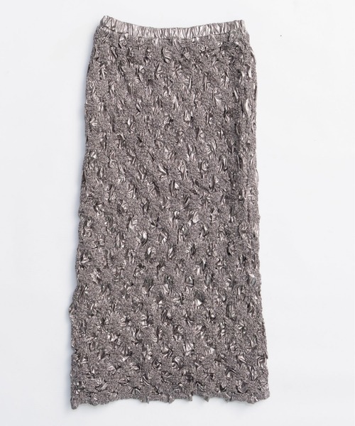 MAISON SPECIAL（メゾンスペシャル） スカート Metallic Shirring