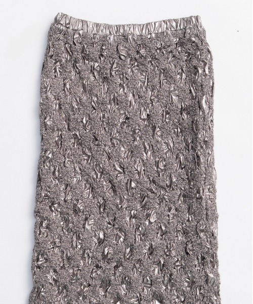 メゾンスペシャル　シルバースカート MAISON SPECIAL（メゾンスペシャル） スカート Gather Flare Skirt
