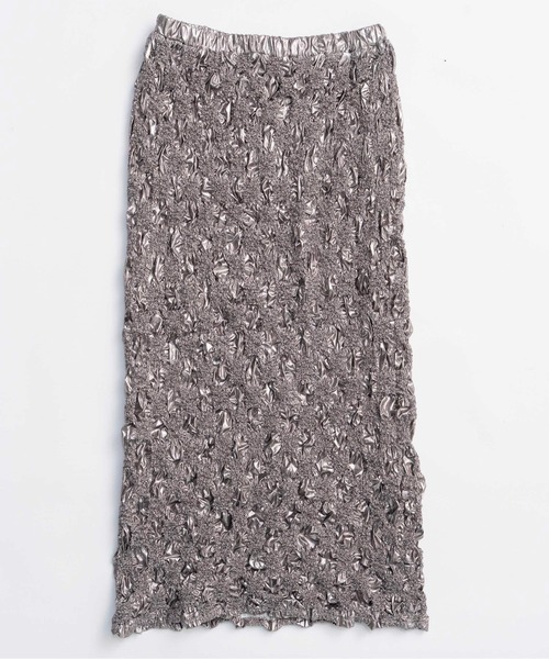 MAISON SPECIAL（メゾンスペシャル） スカート Metallic Shirring