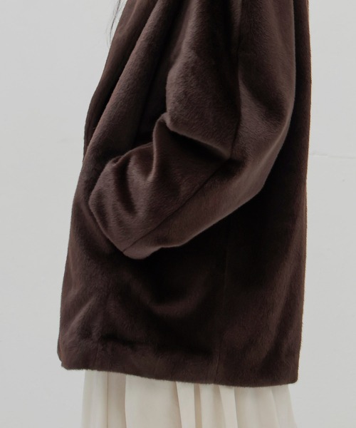 DRESSLAVE（ドレスレイブ） コート アウター middle fur coat(ミドル丈