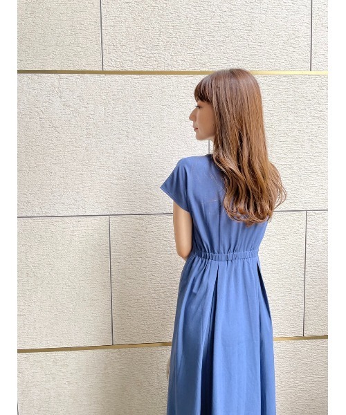 「Pierrot」 半袖ワンピース L モカ レディース_画像8