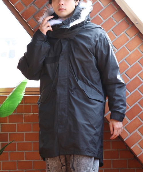 ネイバーフッド　モッズコート　紺色　白　赤 コート風ウルフモッズジャケット ｜ Favorite