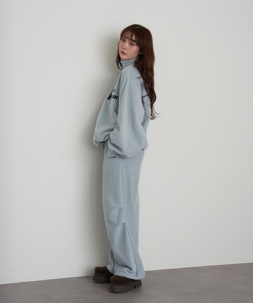 Ray Cassin（レイカズン） トレーナー スウェット ハーフジップ胸刺繍