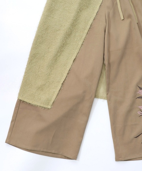 iS ScoLar（イズスカラー） パンツ 553253：フリンジシフォン巻き