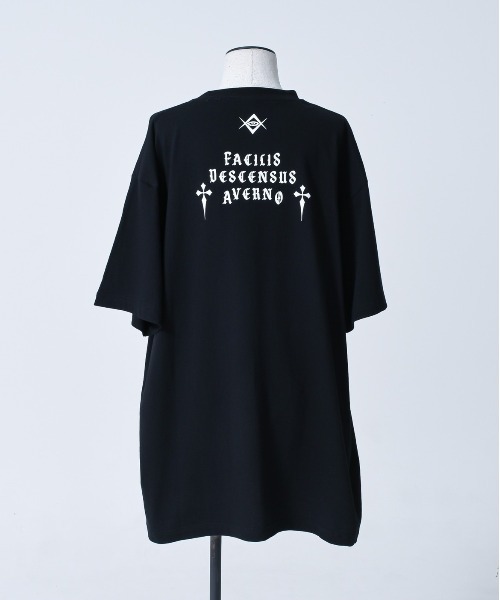 REFLEM レフレム チェーン ロゴ Tシャツ ブラック レッド レフレム Tシャツ REFLEM - REFLEM レフレム チェーン ロゴ Tシャツ