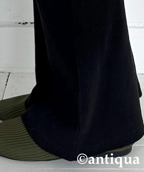 antiqua（アンティカ） イージーパンツ S ブルーグリーン レディース